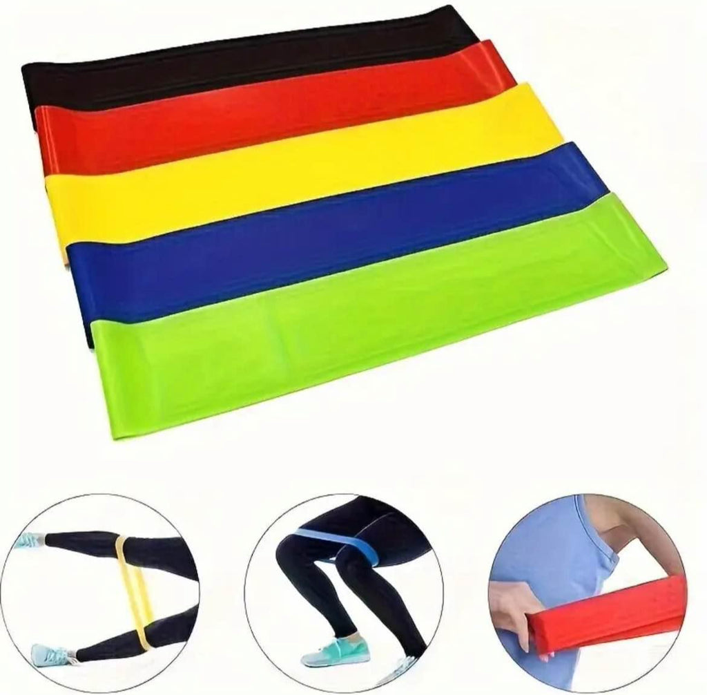 5-PCs Portable Resistance Bands