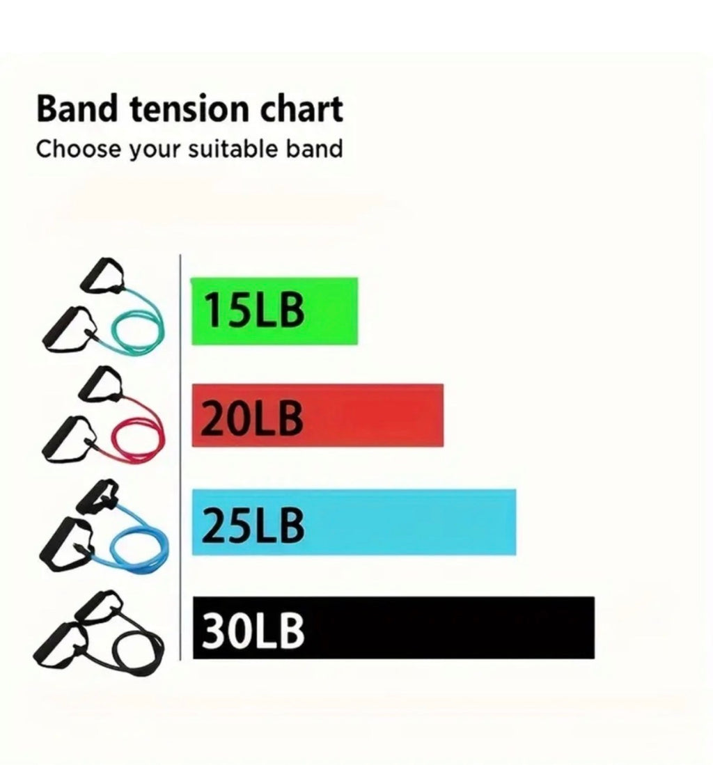 20 lbs Resistance Band with Handles