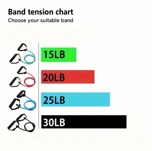 30 lbs Resistance Bands with Handles