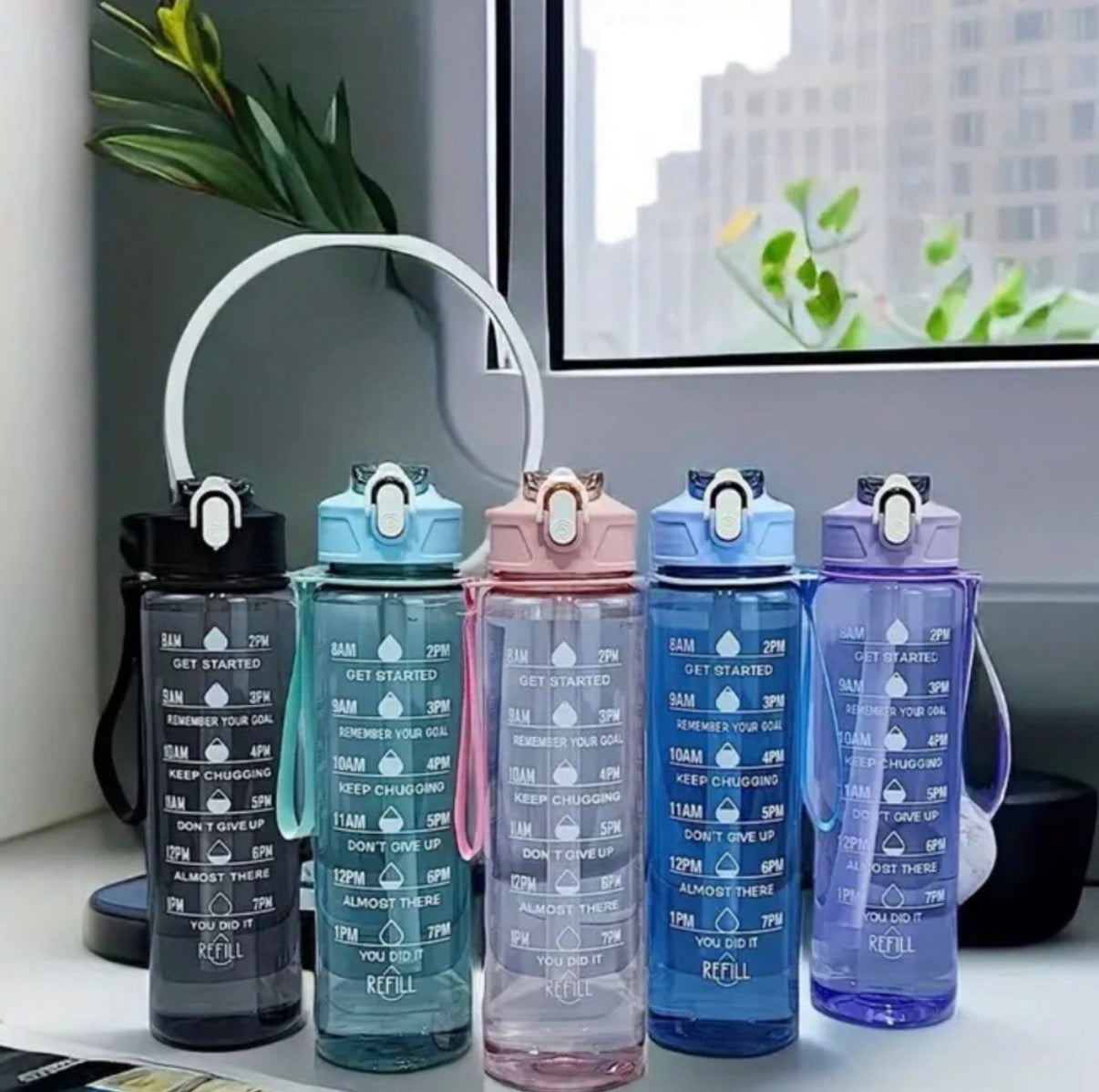 Motivational Fitness Water Bottles