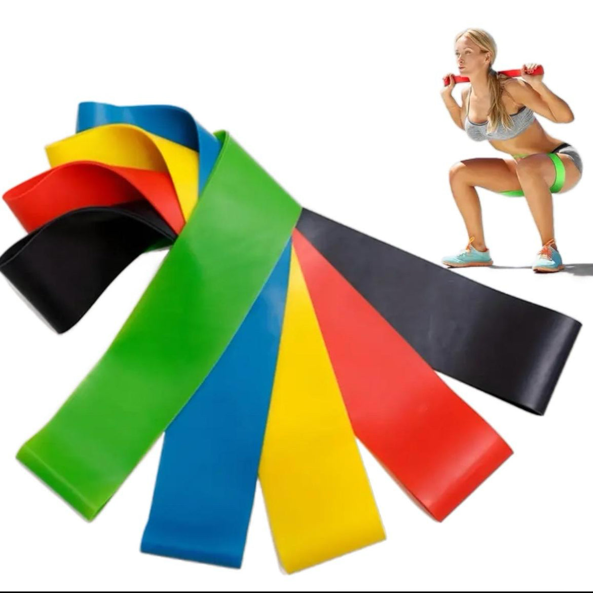 5-PCs Portable Resistance Bands