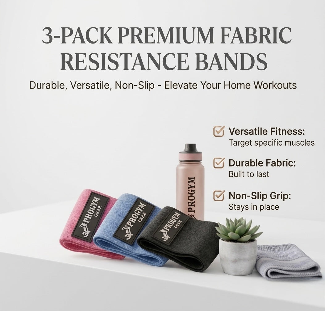 3-Pack Fabric Resistance Bands
