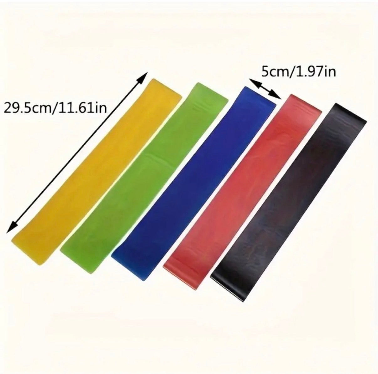 5-PCs Portable Resistance Bands