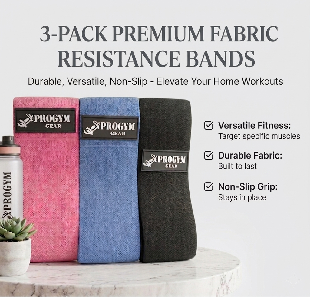 3-Pack Fabric Resistance Bands